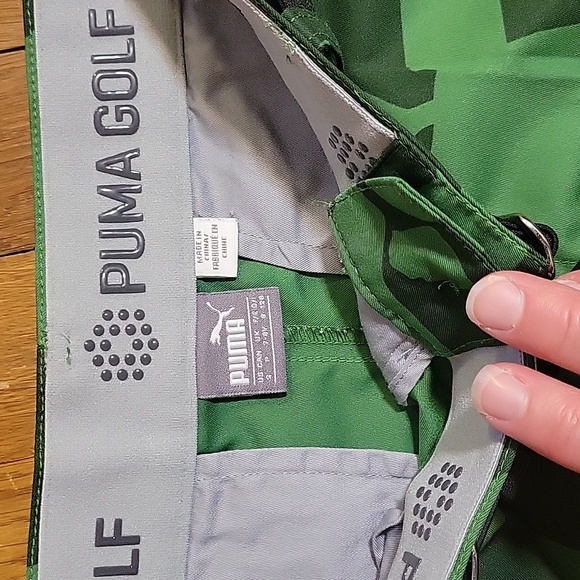 Kids camo golf shorts and  Adidas belt - Picture 2 of 3